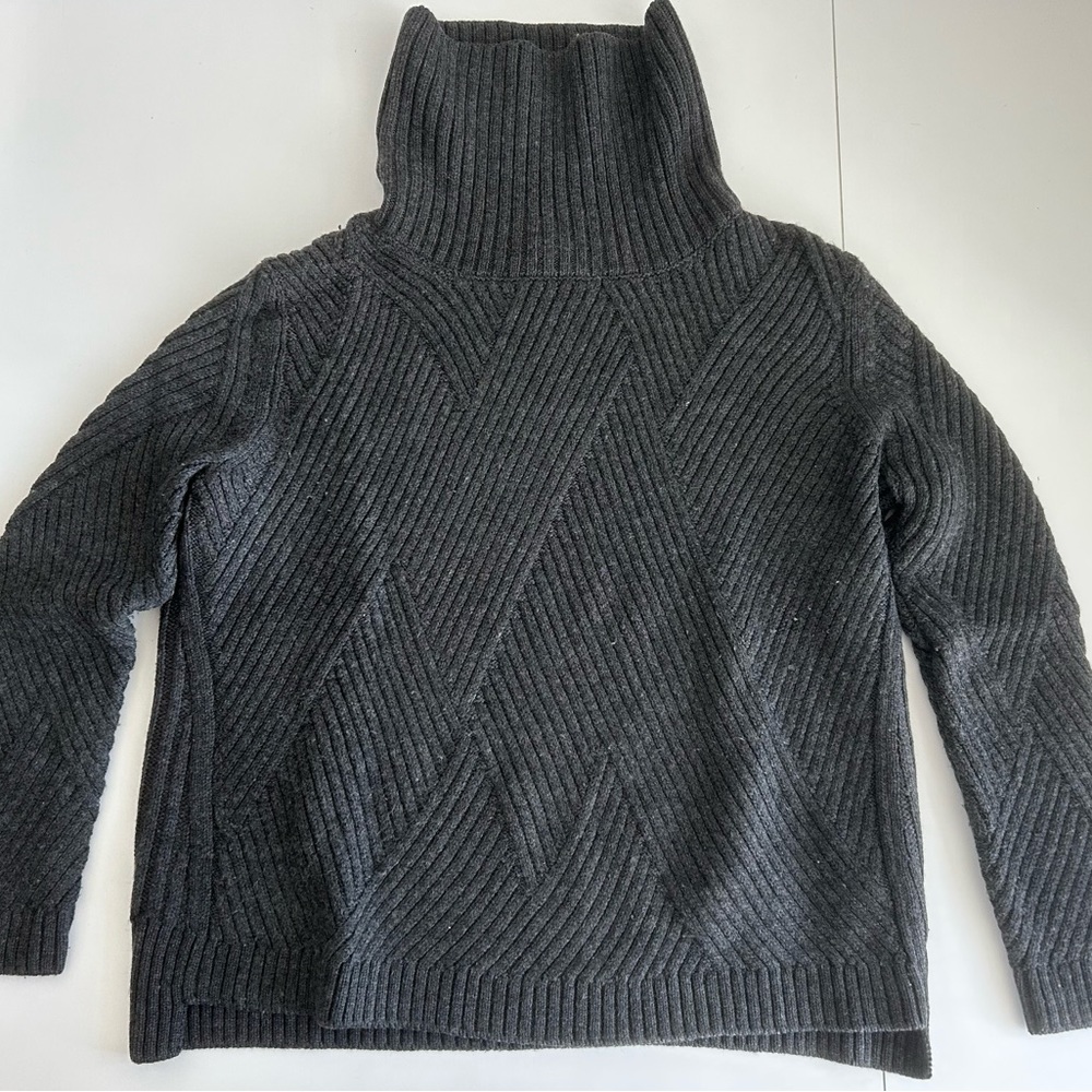 Rag And Bone Blithe Turtleneck Sweater In Charcoa… - image 3